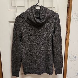 Tahari Charcoal Cowl Neck Sweater